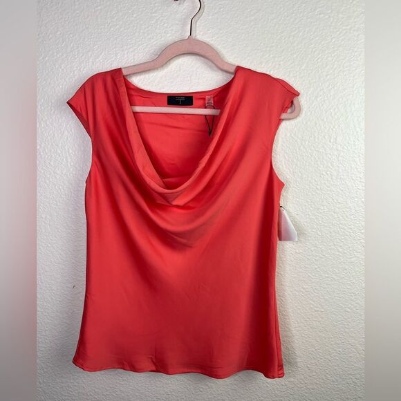Tahari Melon Blouse size Small - Picture 1 of 4